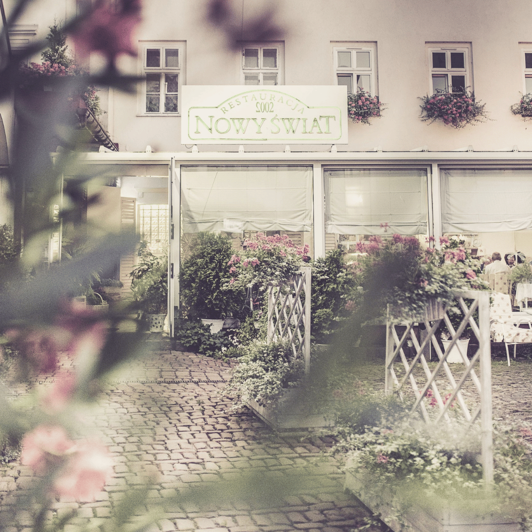 Ogródek Restauracji Nowy Świat w Bielsku-Białej